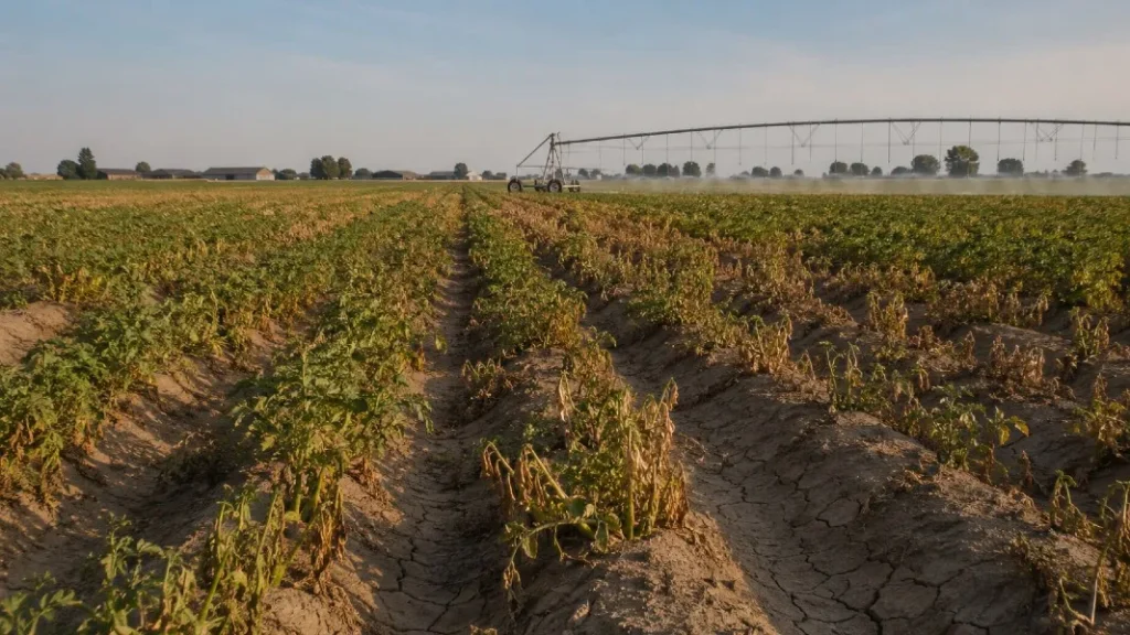 Drought-stressed-potatoes